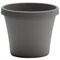 Bloem Terra Pot Planter: 14" - Charcoal - Durable Resin Pot, for Indoor and Outdoor Use, Gardening, 5 Gallon Capacity, Saucer Sold Separately